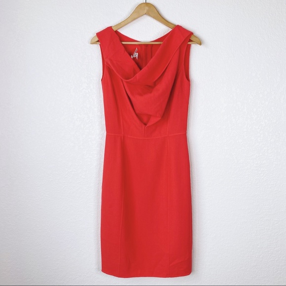 Oscar de la Renta Dresses & Skirts - Oscar De La Renta Muted Red 100% Wool Sheath Dress